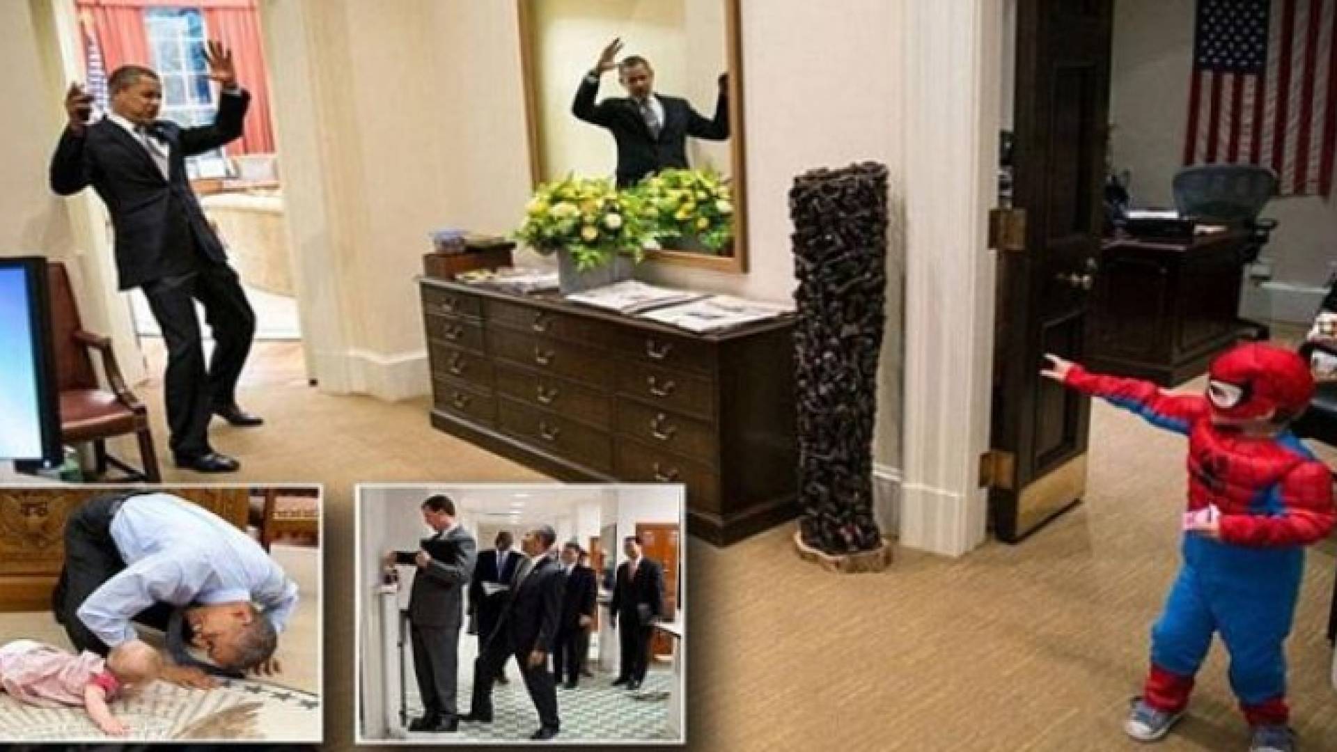 صور للرئيس الامريكي المنتهية ولايته باراك اوباما