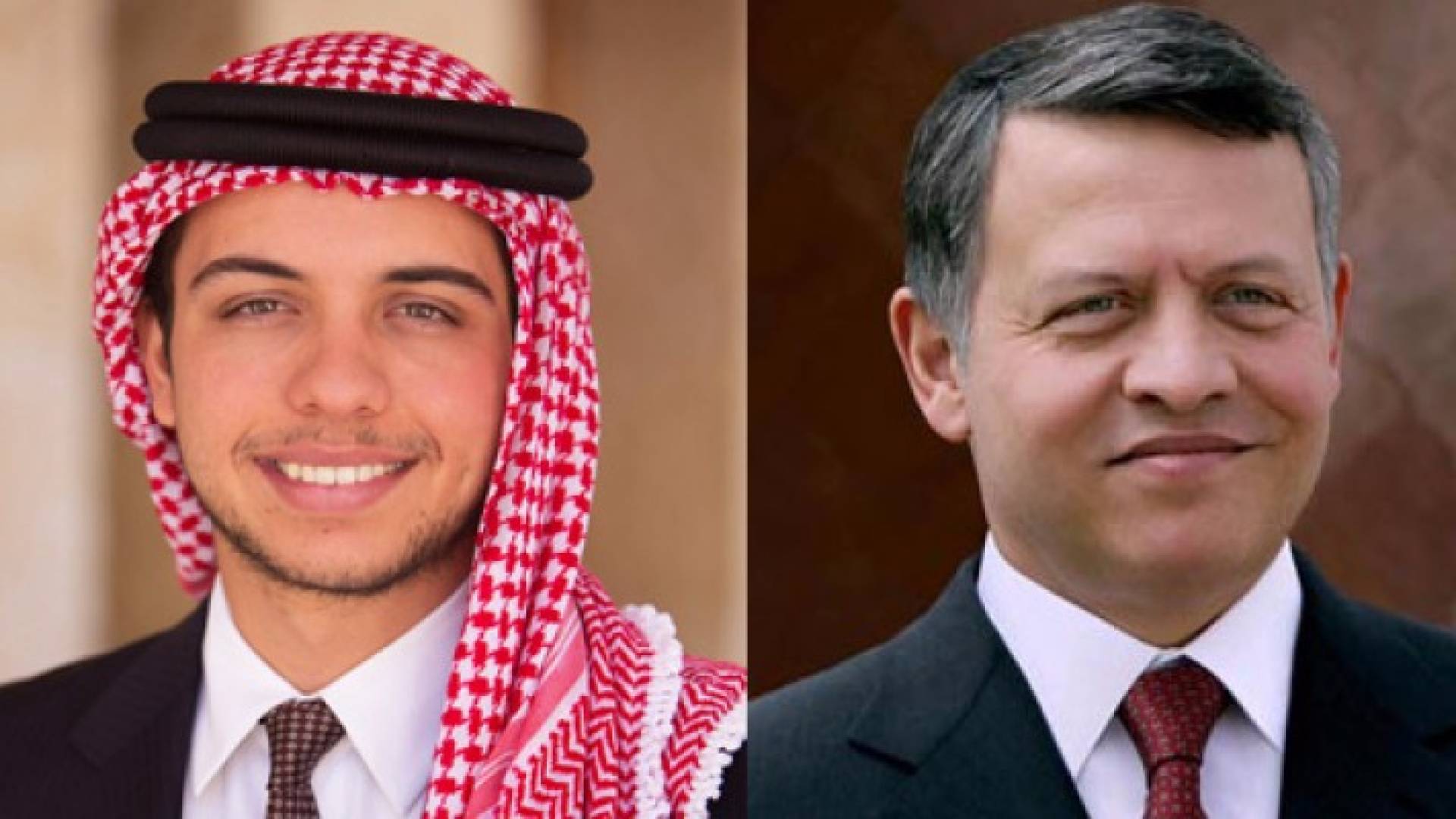 الملك وولي العهد يتلقيان