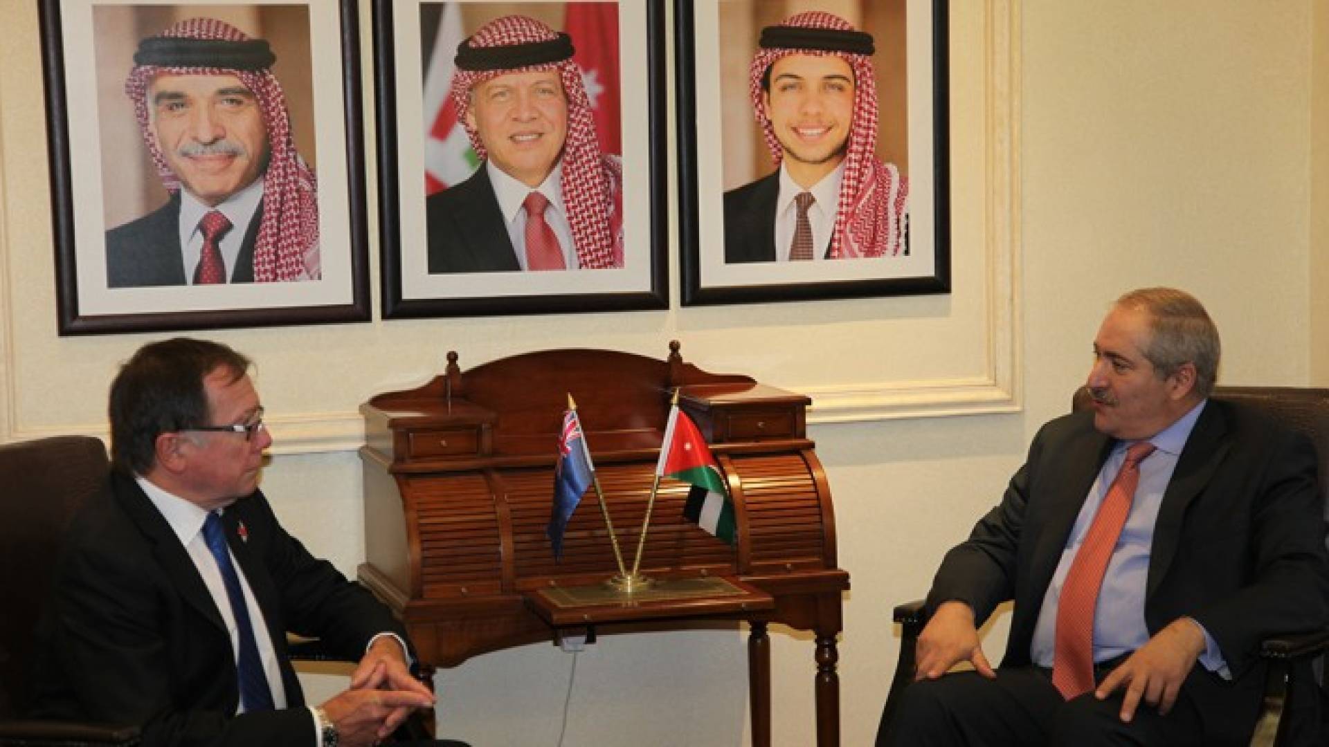 جودة خلال اللقاء مع وزير خارجية نيوزيلندا