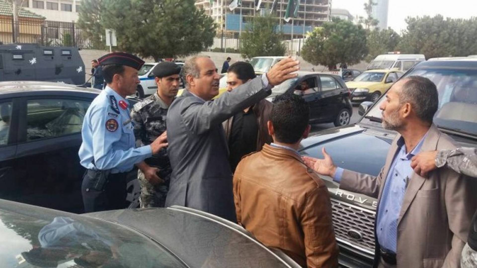 جانب من الوقفة الاحتجاجية