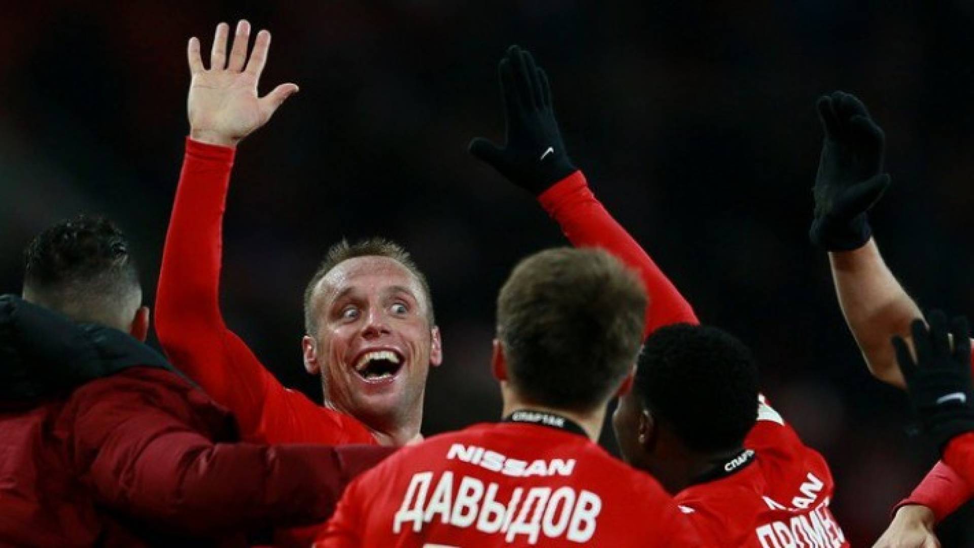  الروسي دنيس غلوشاكوف، لاعب سبارتاك موسكو،