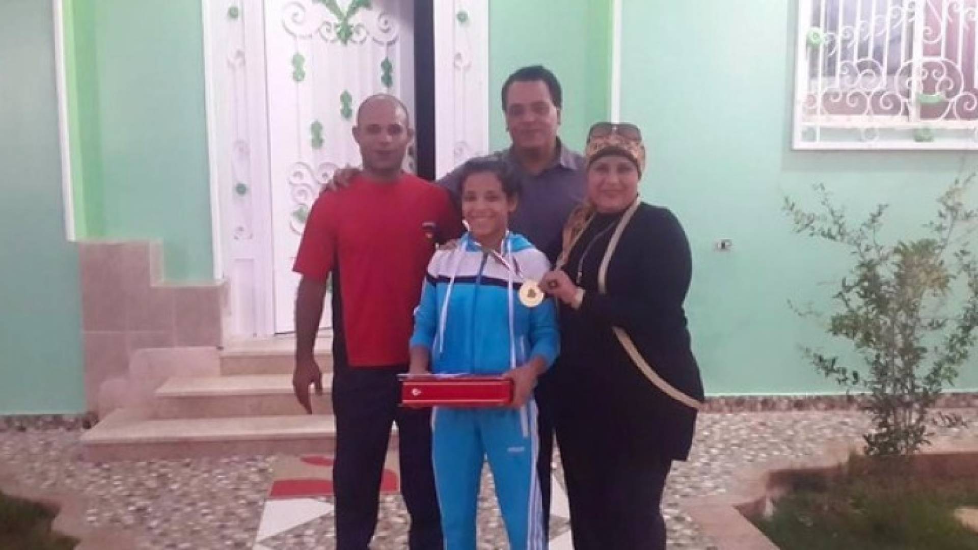 بطلة مصر في المصارعة النسائية ريم مجدي