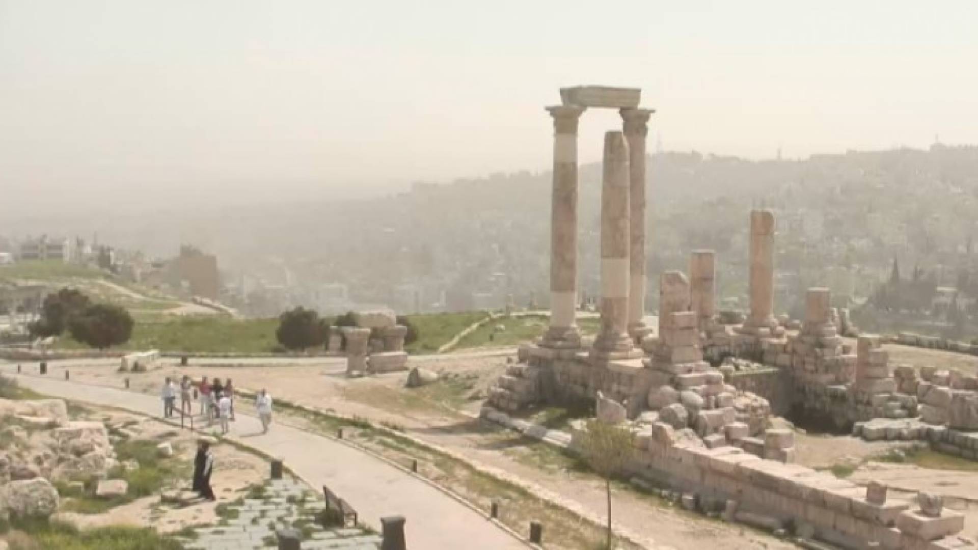 من المعالم الاثرية في الأردن - ارشيفية 