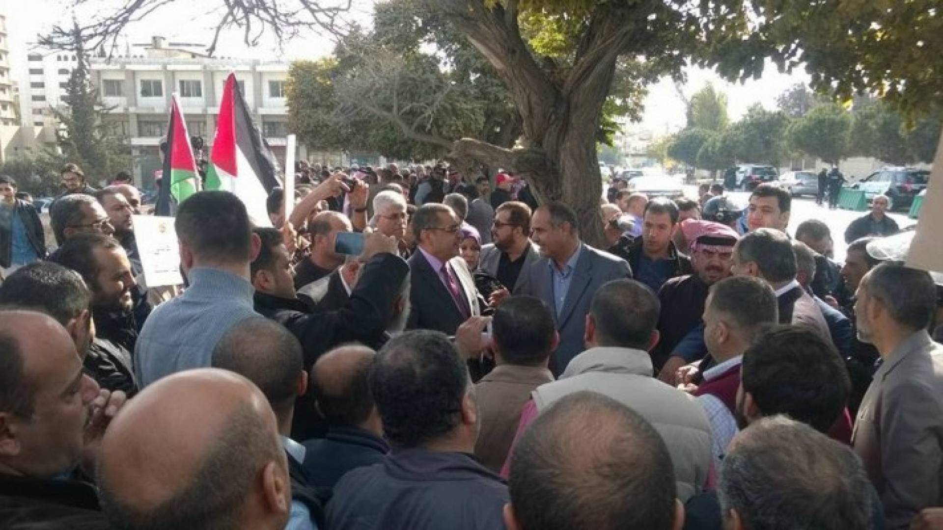 جانب من الوقفة الاحتجاجية - أرشيفية