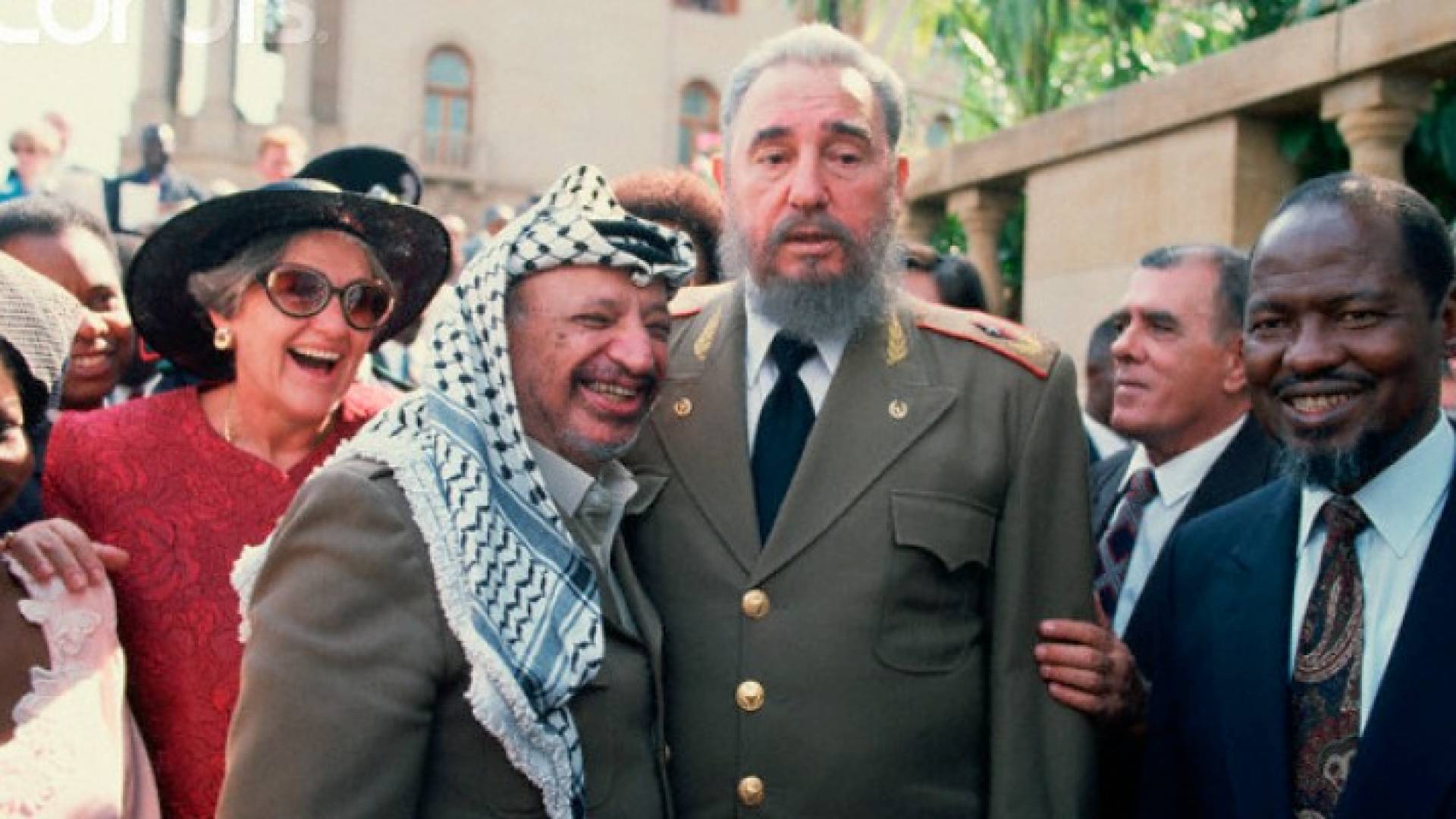 لقاء كاسترو بياسر عرفات - الصورة أرشيفية 