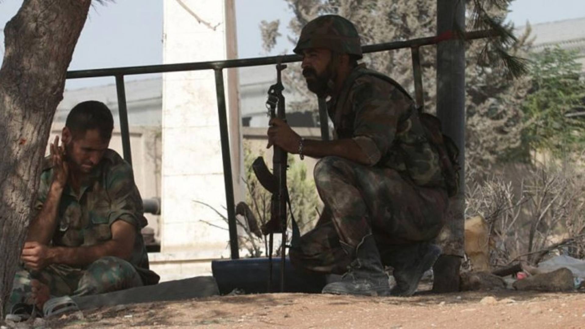  عناصر من الجيش السوري- ارشيفية