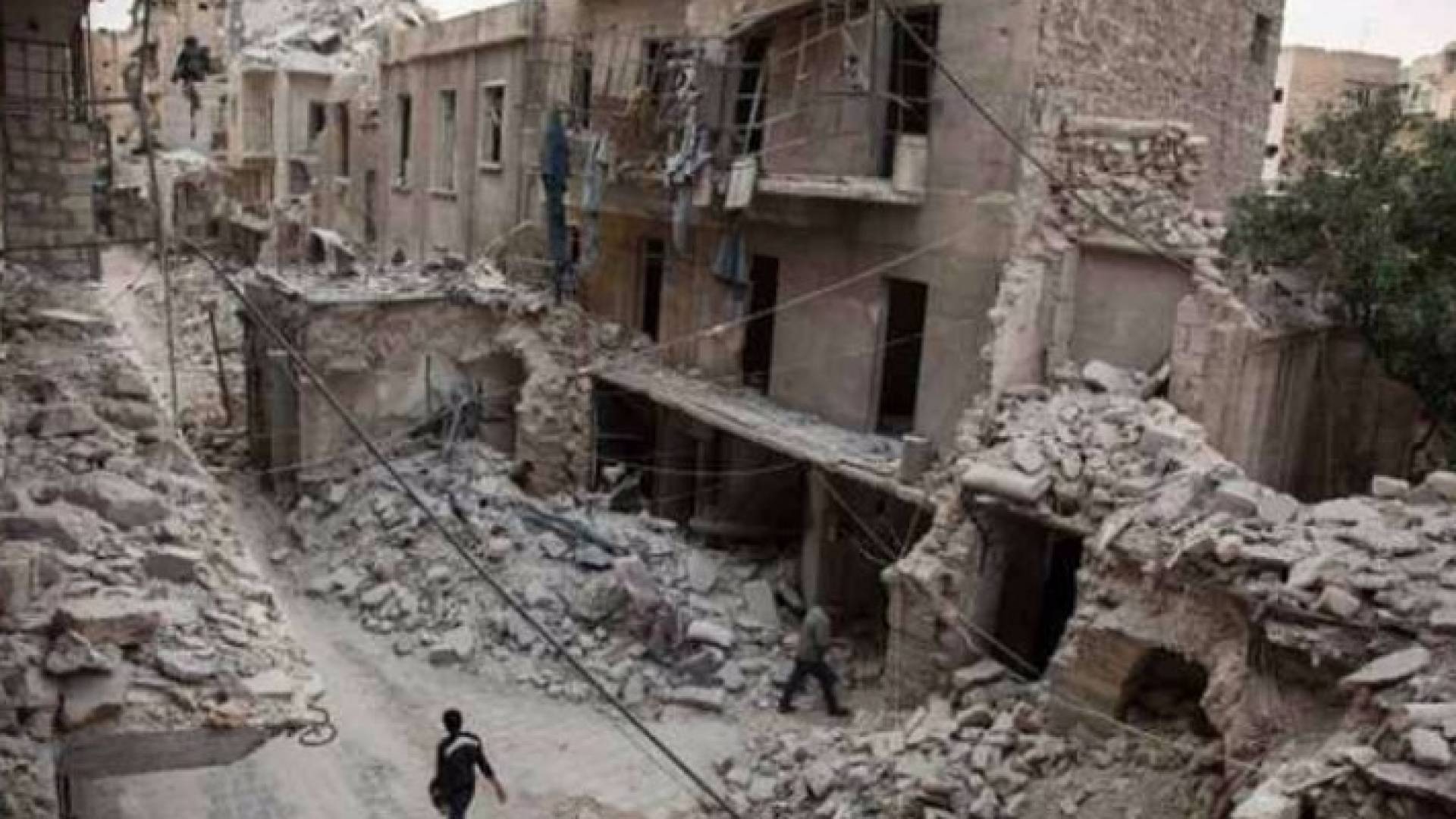 آثار الدمار في حلب