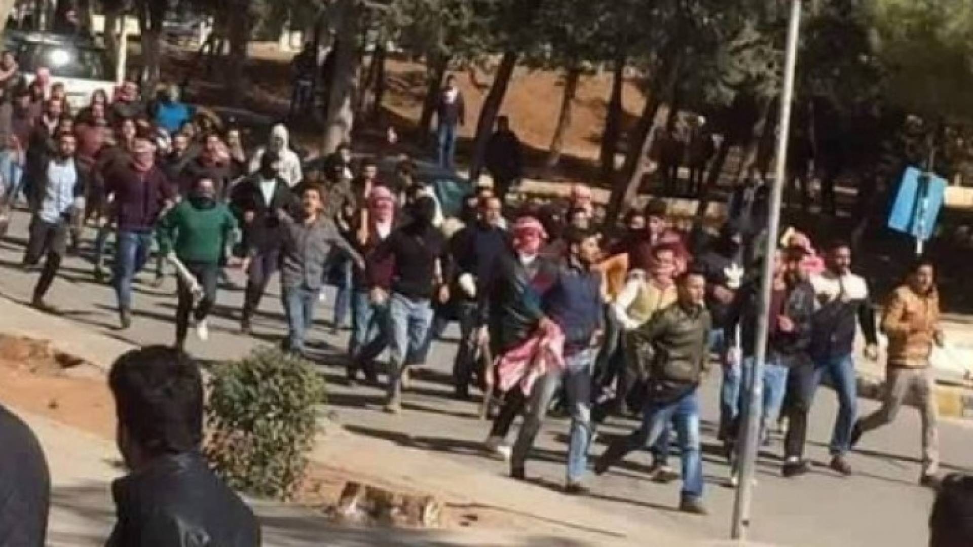 جانب من الأحداث التي شهدتها الجامعة