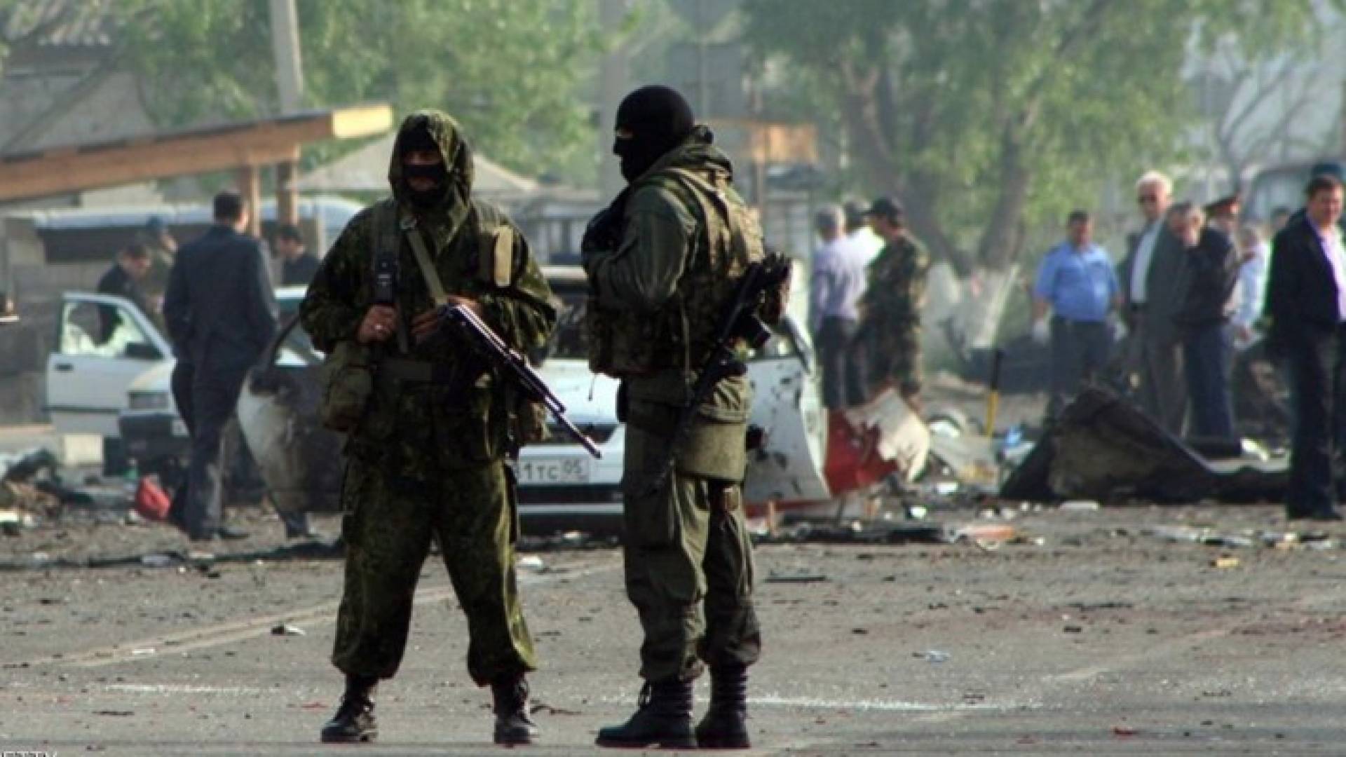 أرشيفية لرجلي أمن في داغستان