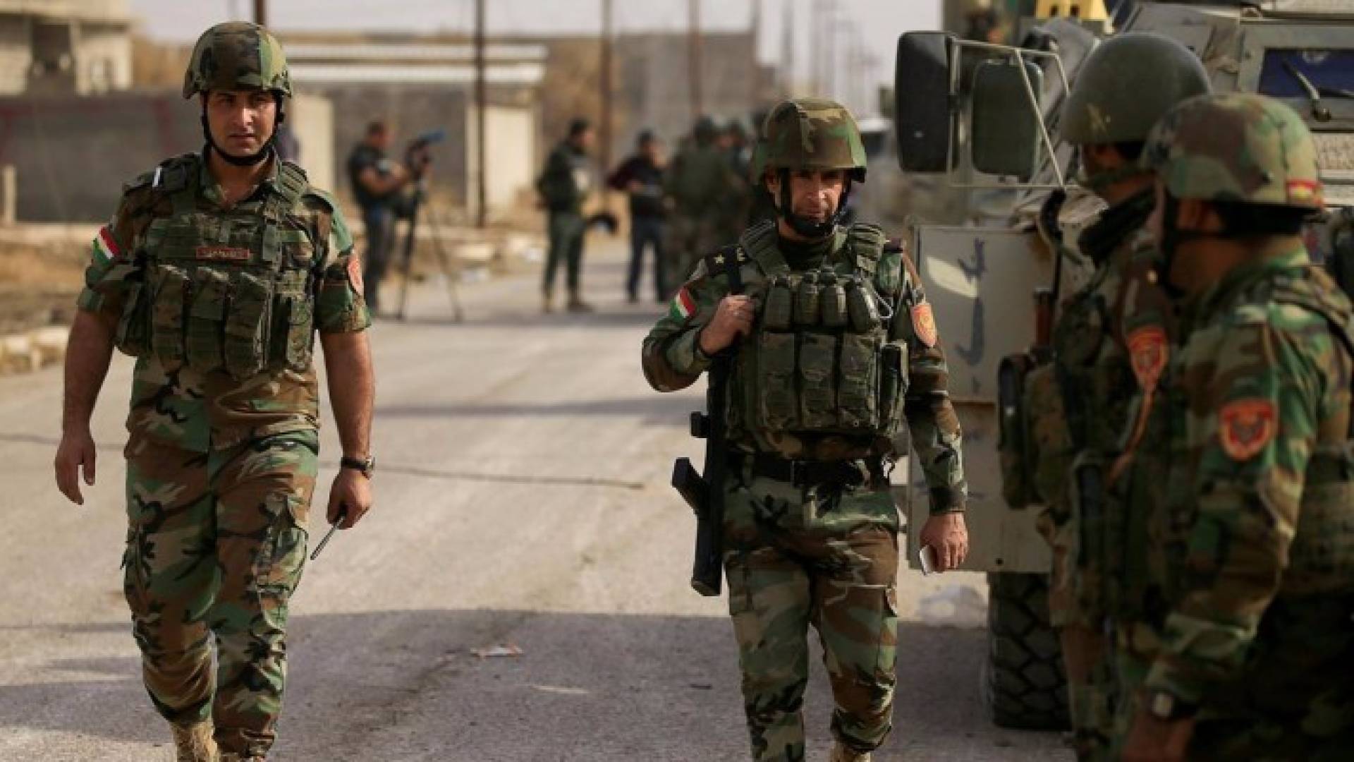 البشمركة تشارك في عملية استعادة الموصل