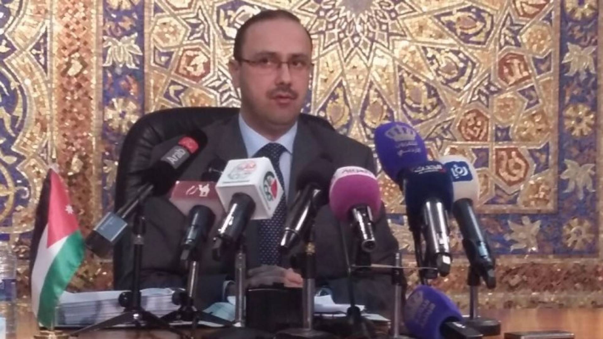 جانب من مؤتمر المومني بدار رئاسة الوزراء 
