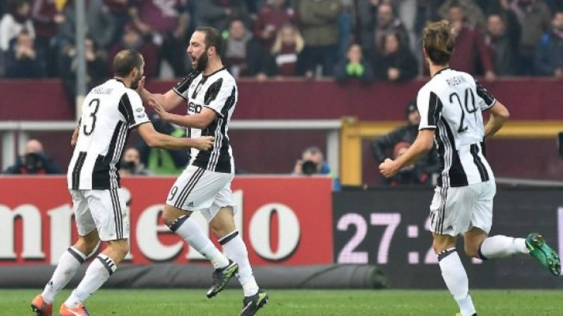 جانب من المباراة