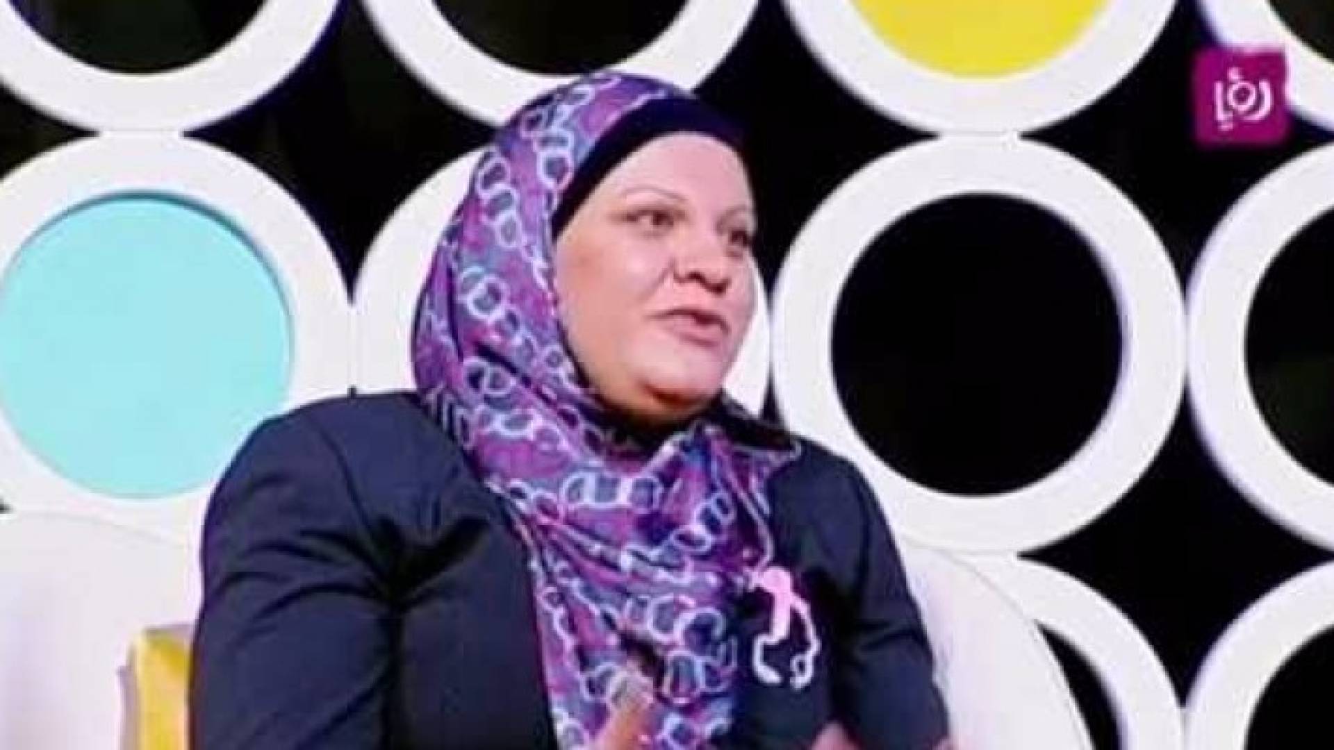 نسرين قطامش خلال استضافتها بقناة رؤيا - أرشيفية 