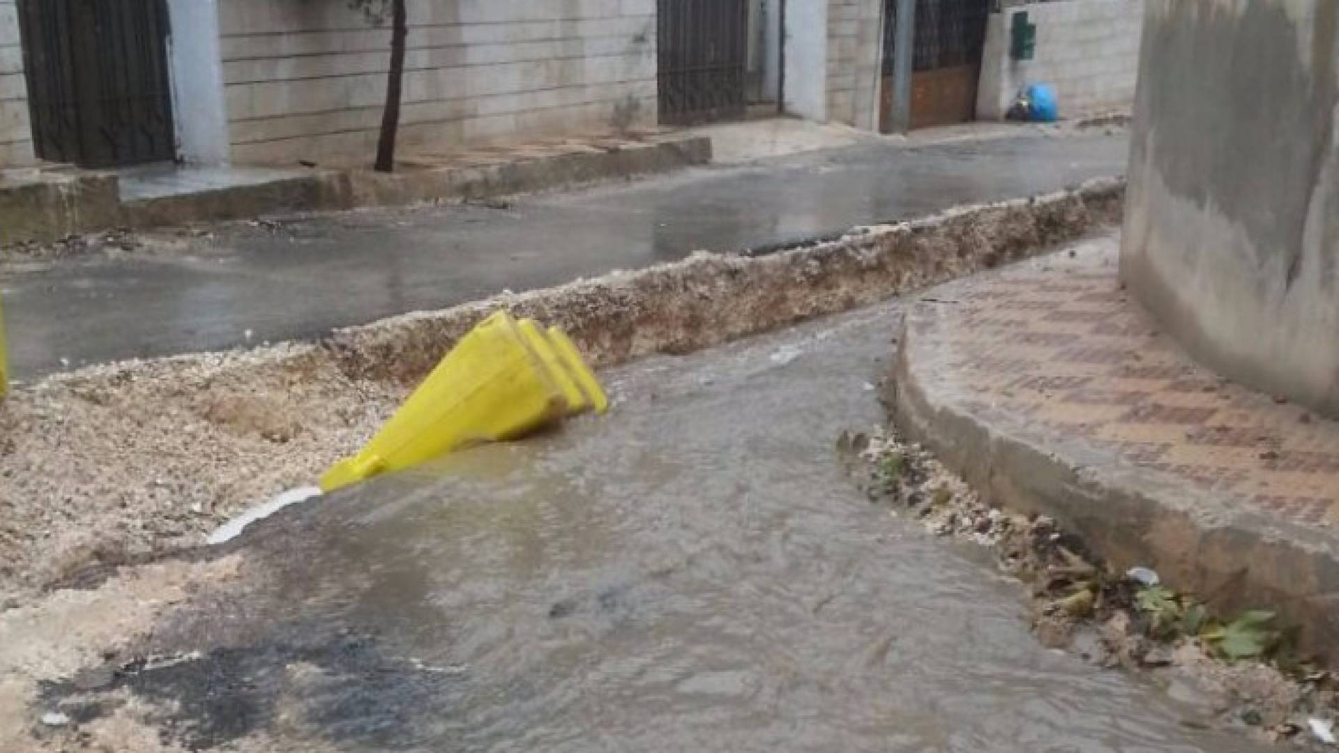 مياه الامطار الاربعاء