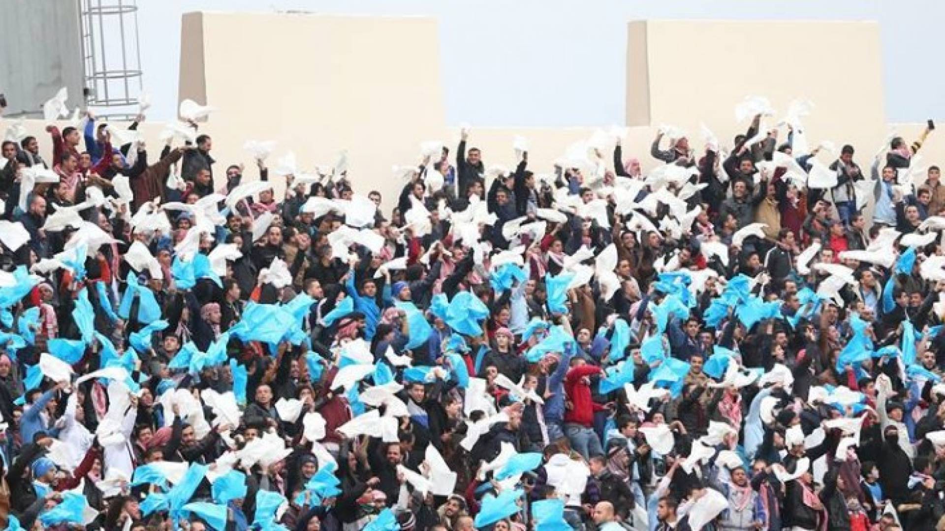 جماهير الفيصلي خلال المبارة