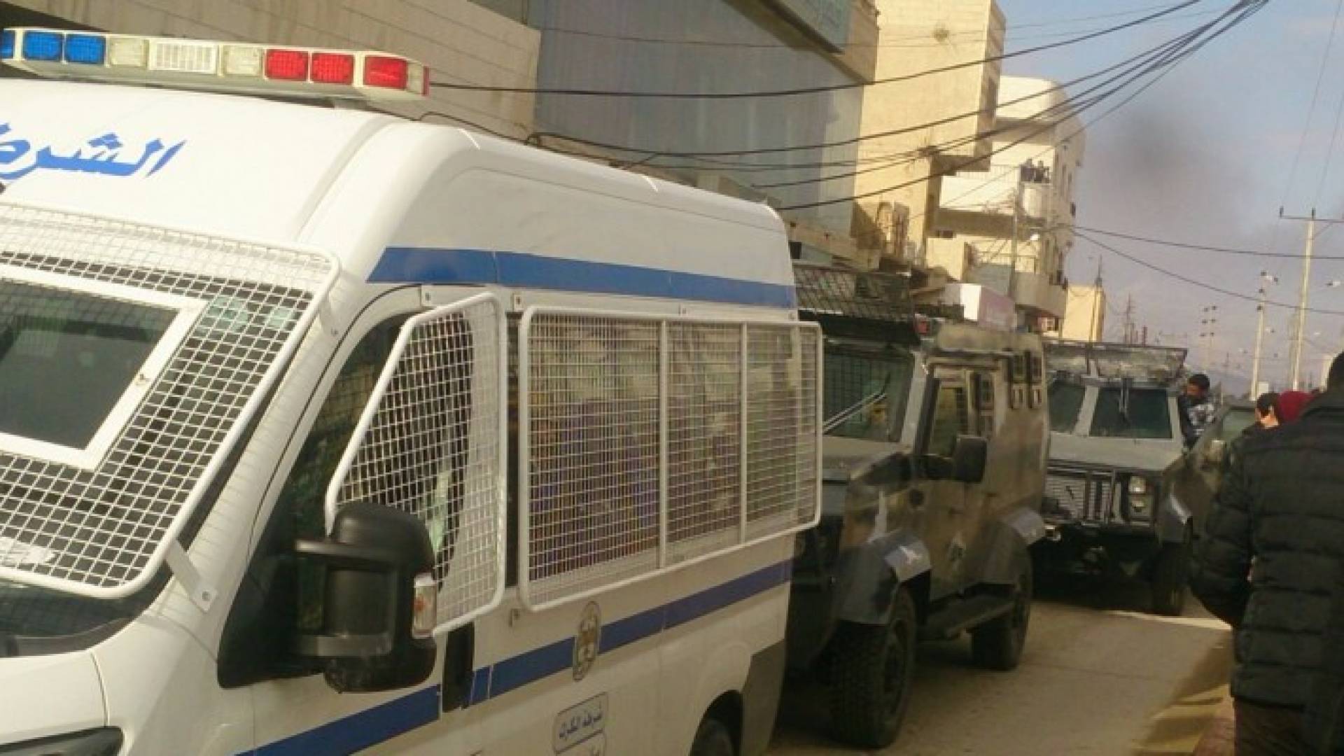 مداهمة في لواء القصر بمحافظة الكرك 