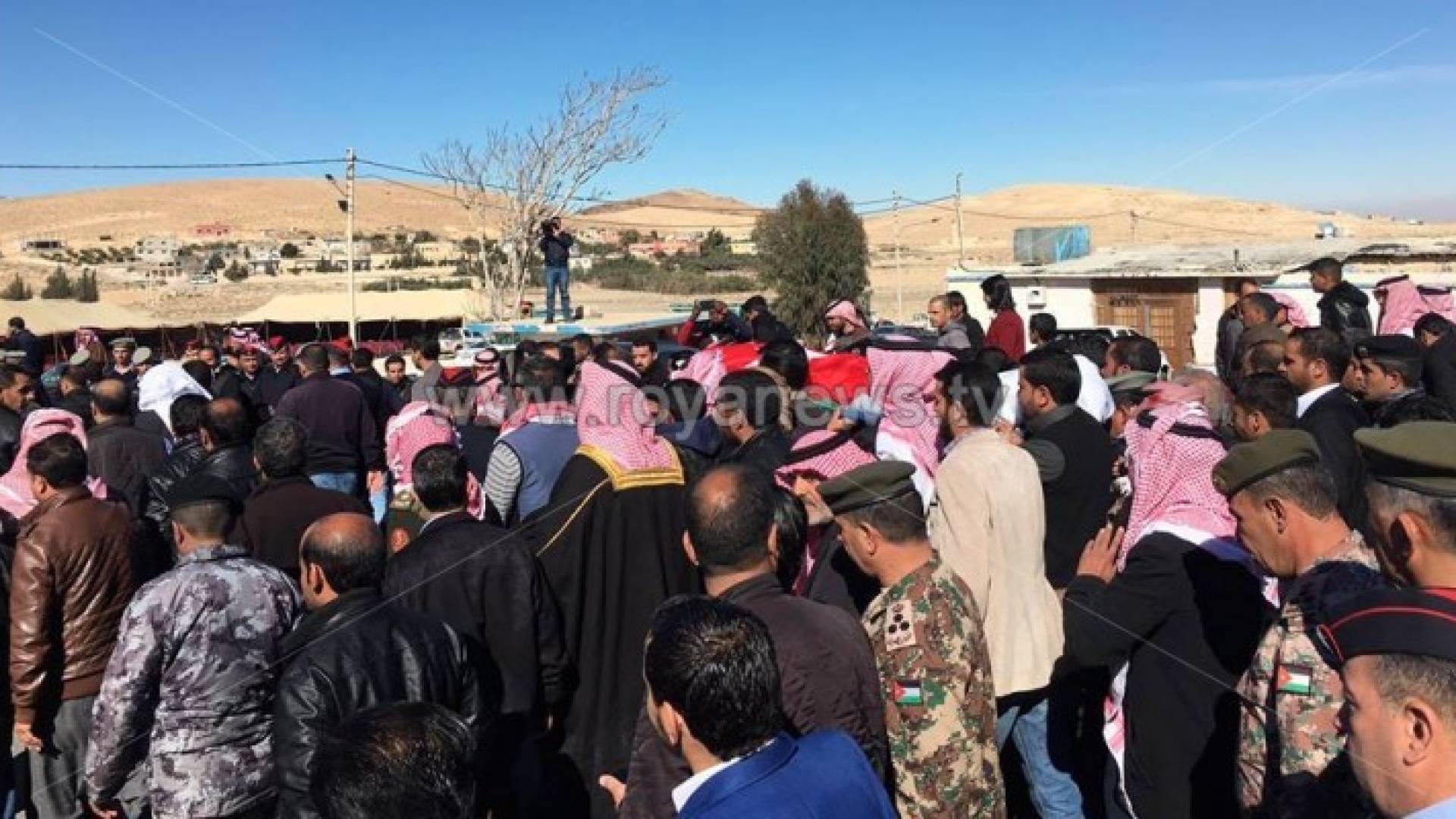 تشييع جثمان الشهيد الشرطي احمد راكان العودات الحويطات