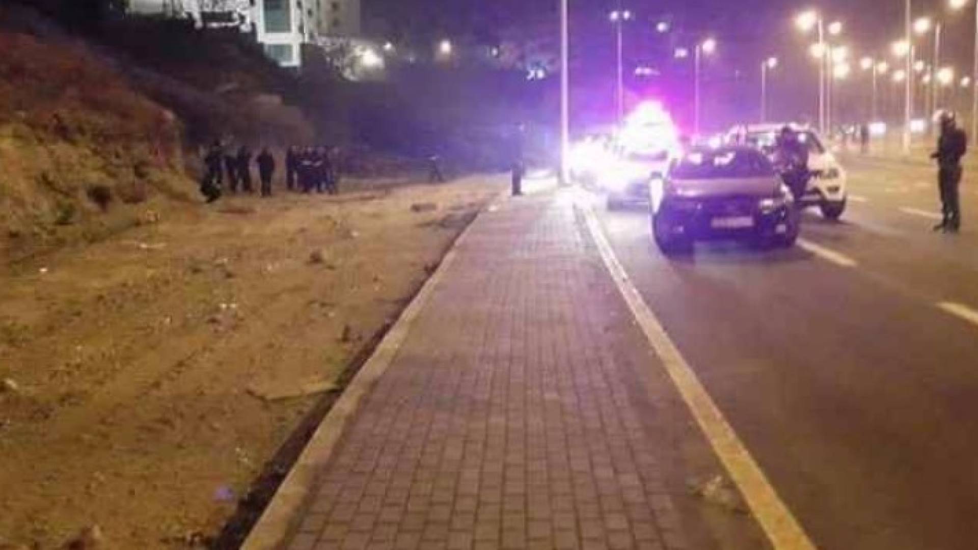 الأجهزة الأمنية في مكان الحادثة