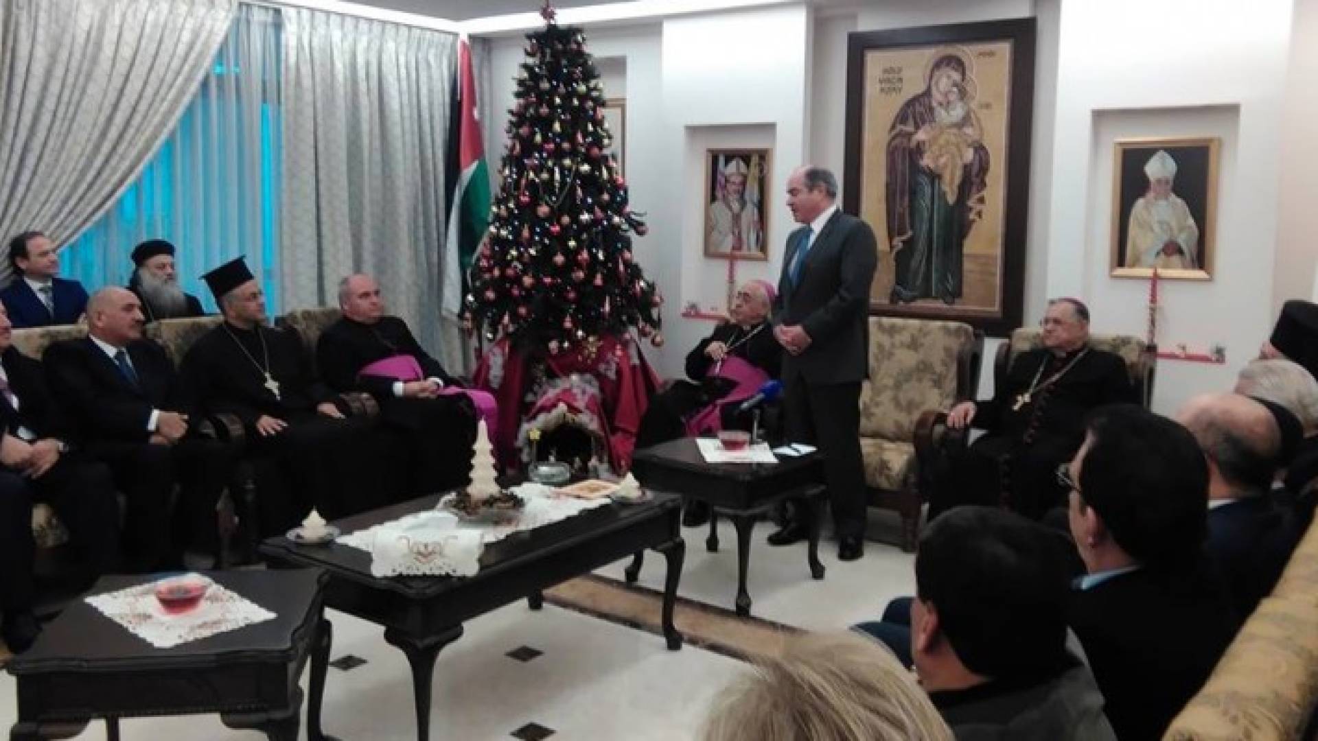 الملقي يهنئ المسيحيين في الاردن بعيد الميلاد المجيد
