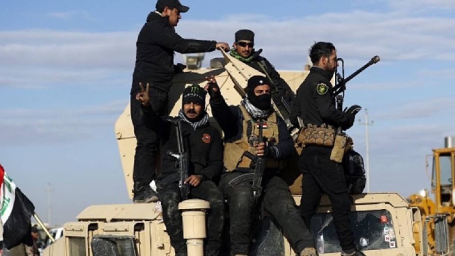  جنود من القوات العراقية الخاصة شمالي الموصل