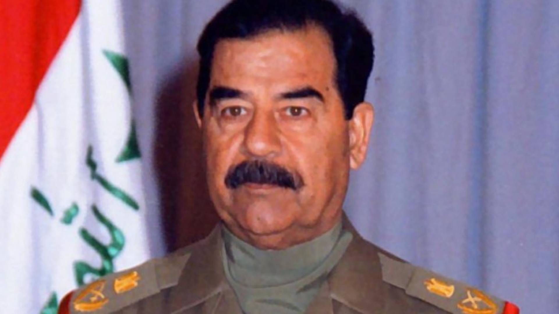 الرئيس العراقي الراحل صدام حسين