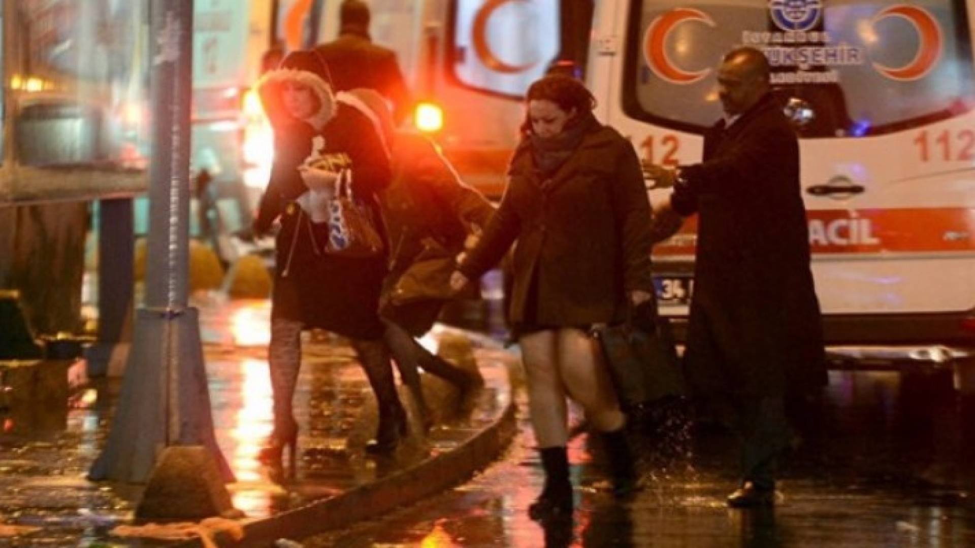 جانب من تفجير المطعم 