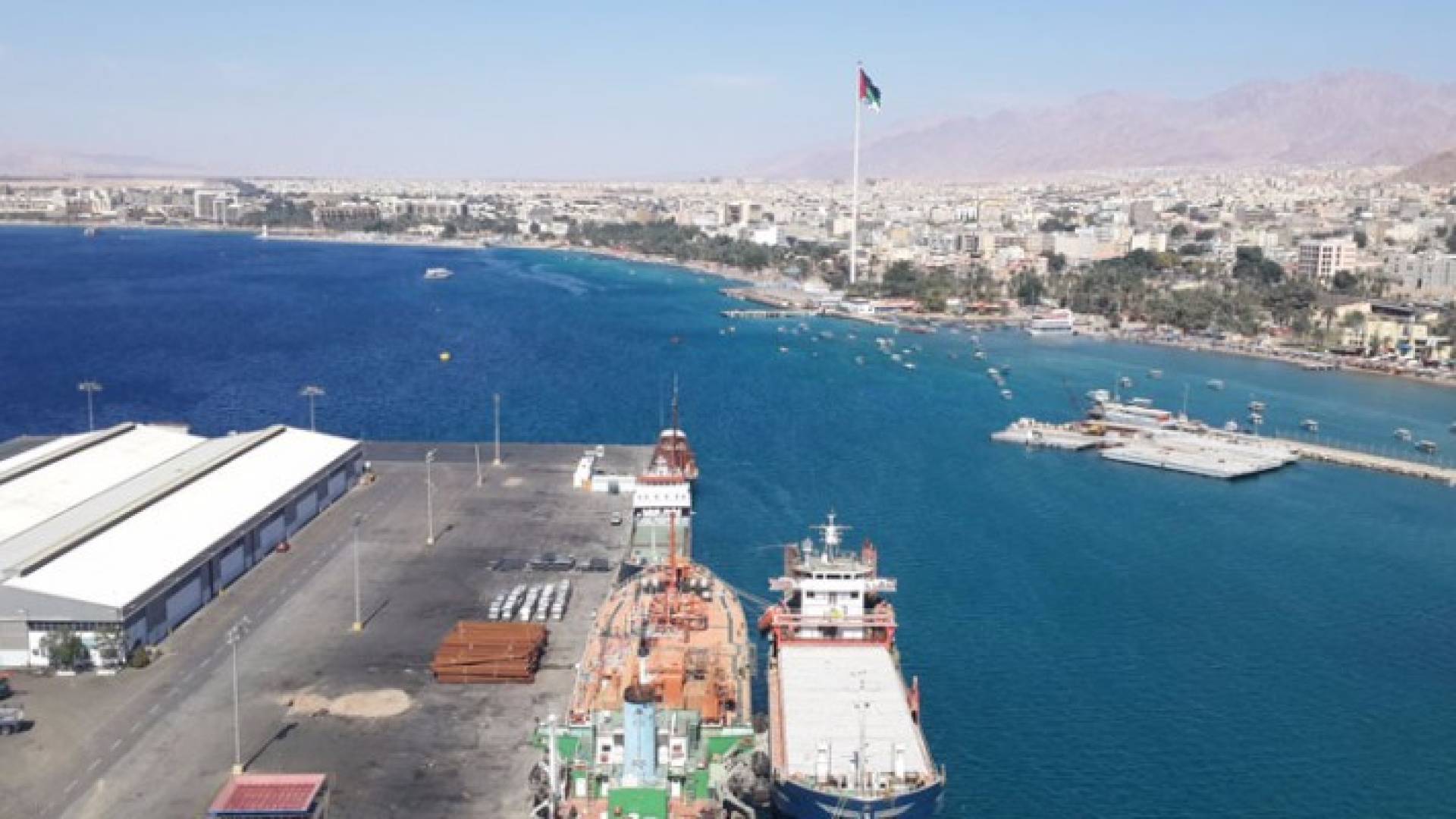 ميناء الشيخ صباح في العقبة 