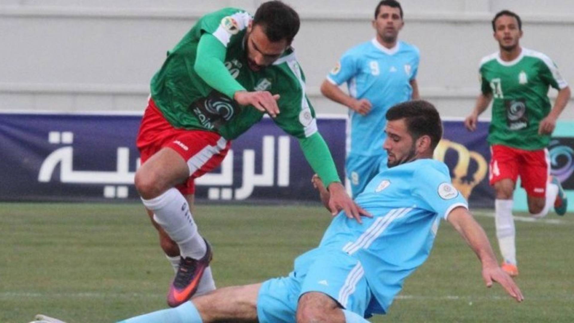جانب من المباراة 