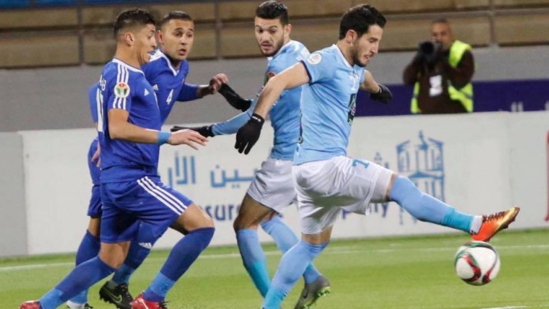 جانب من المبارة 