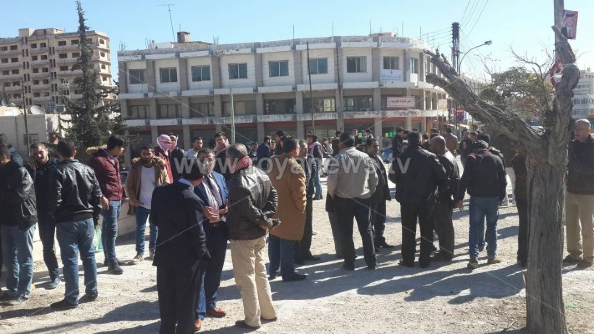 جانب من الاعتصام