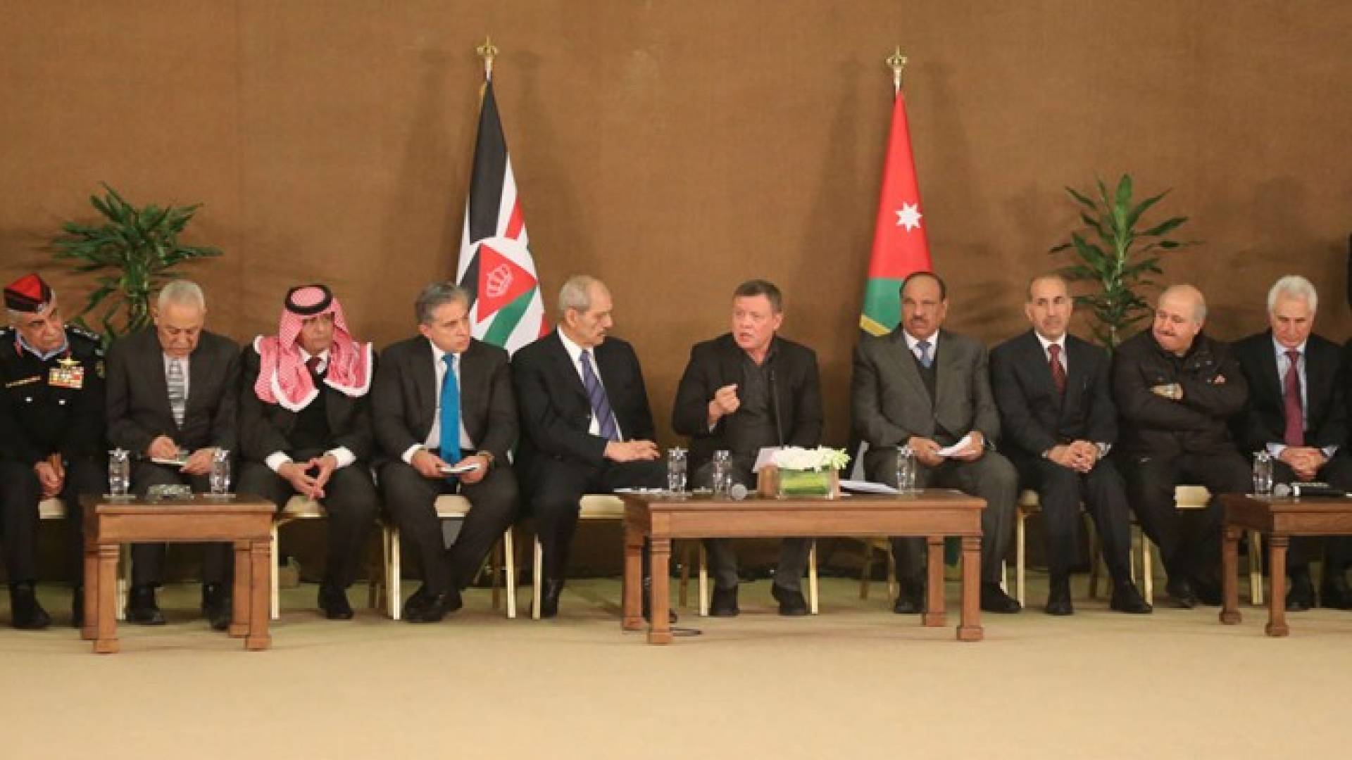 خلال زيارة جلالة الملك الى محافظة عجلون 