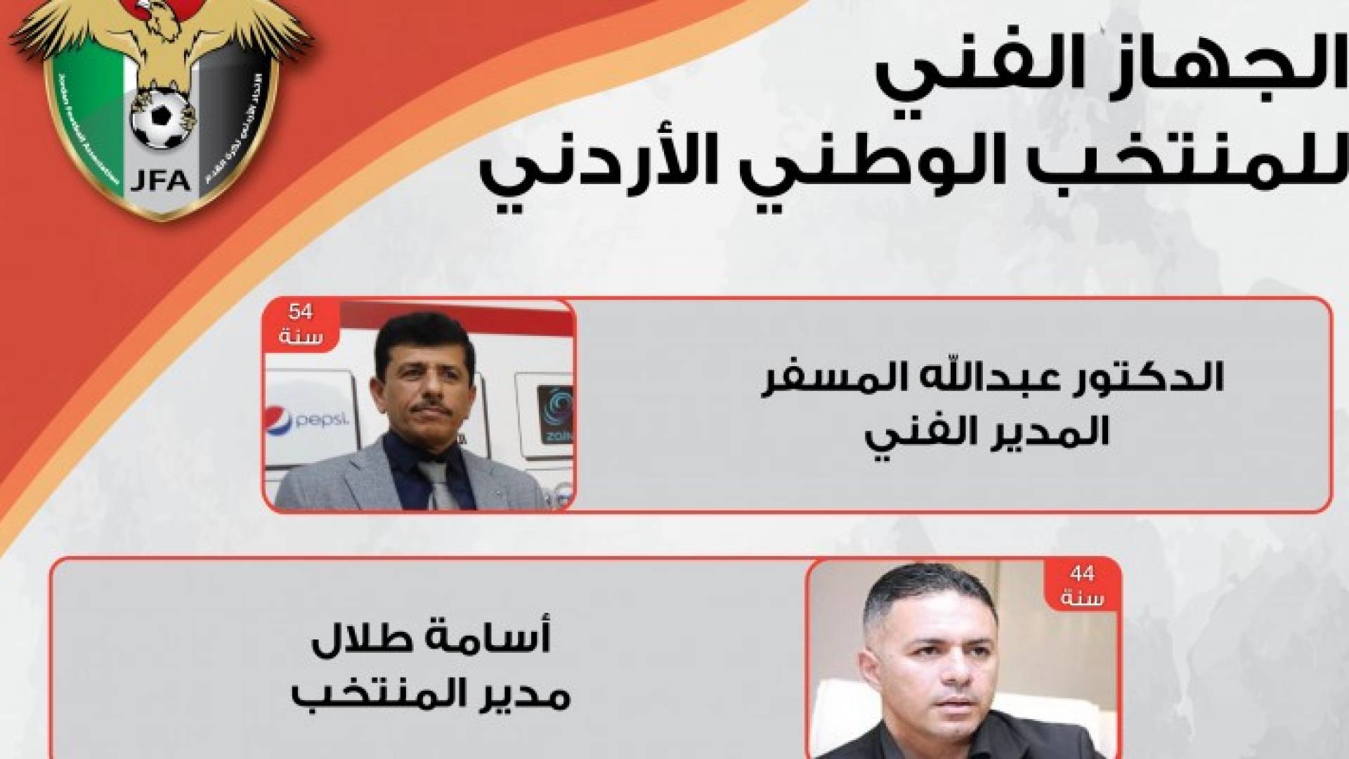 الجهاز الفني للمنتخب