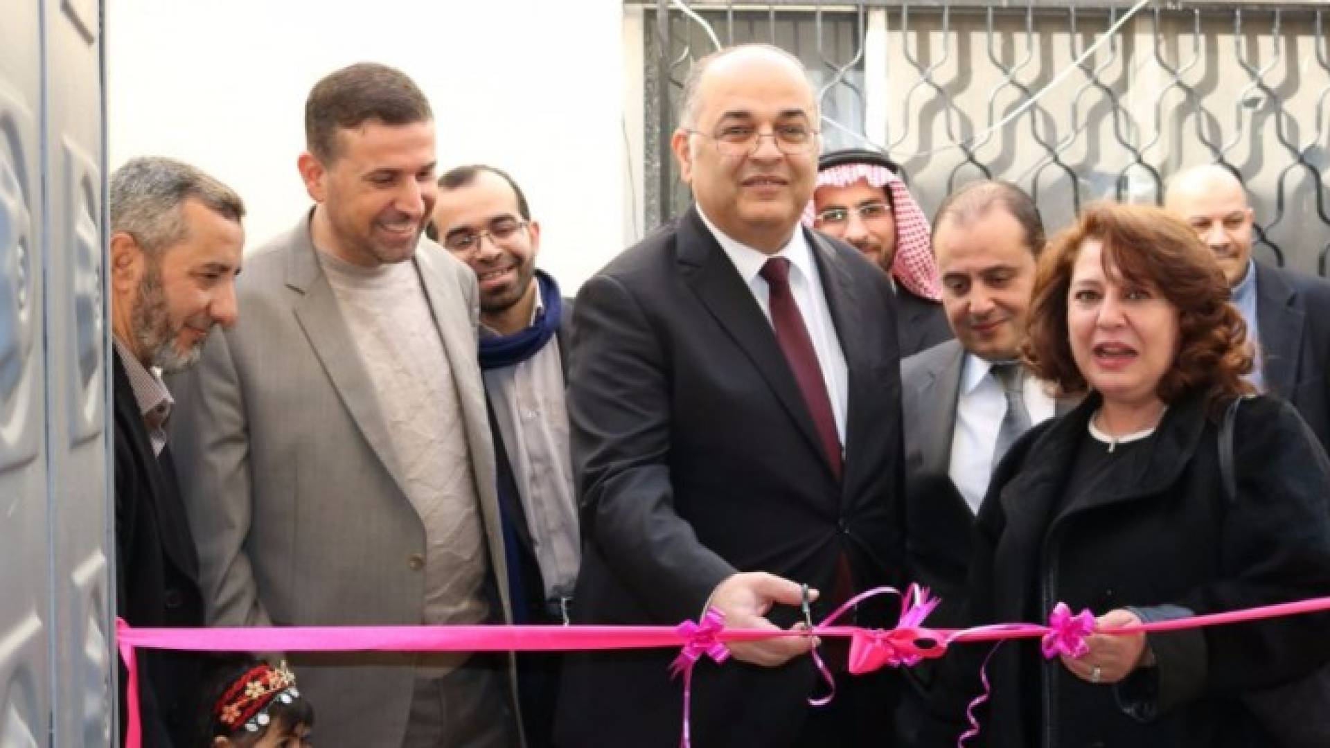 جانب من افتتاح المركز 