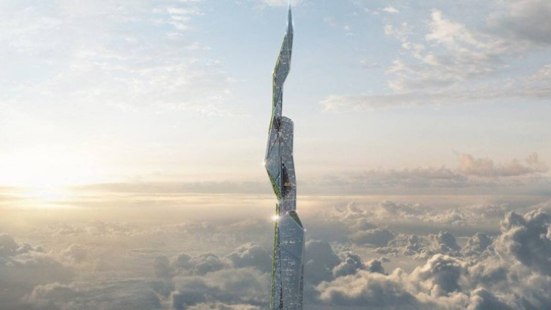 ناطحة سحاب المستقبل بتقنية 3D وارتفاع يصل إلى 5 كيلومترات 