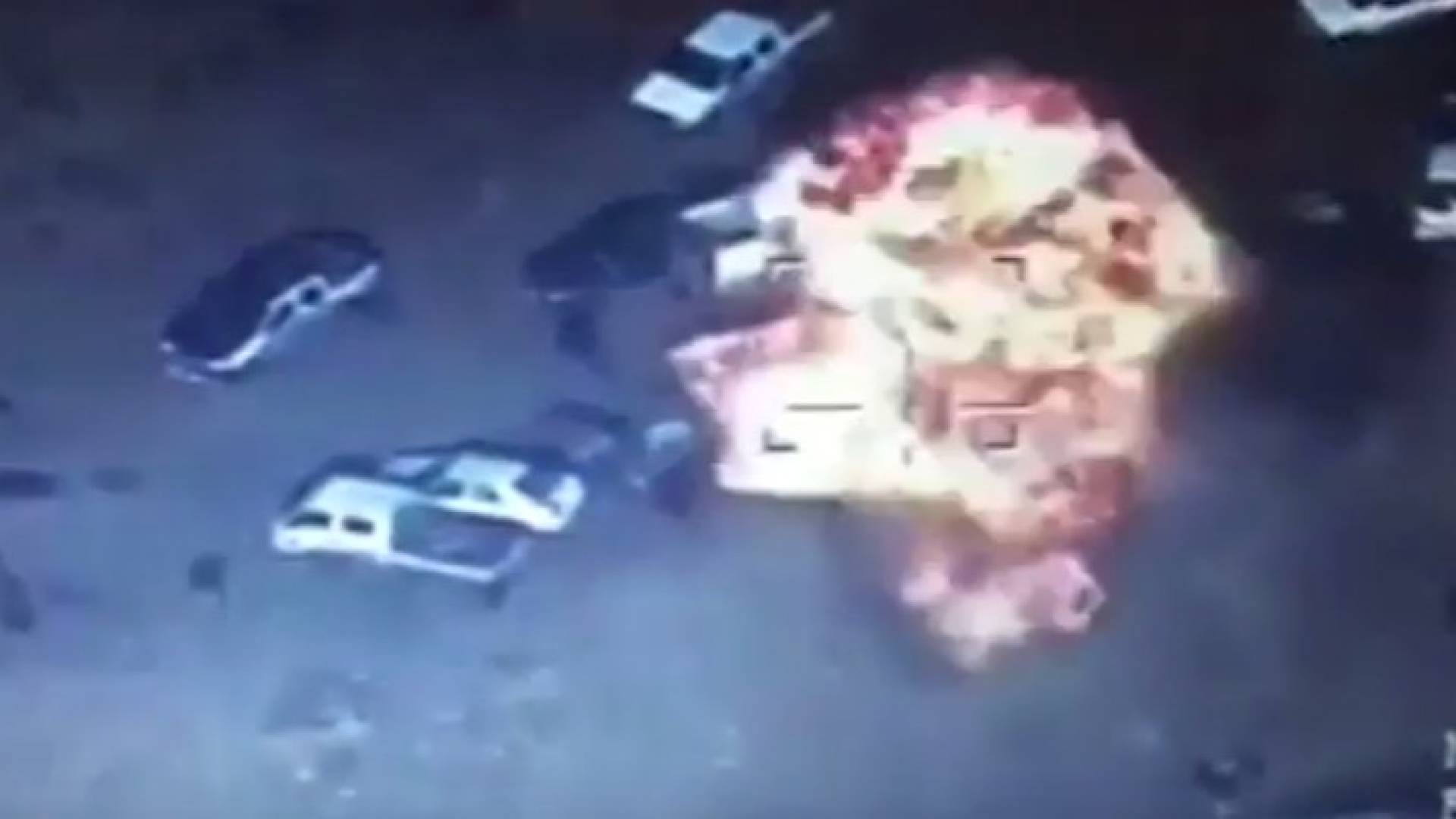 جانب من الغارة الجوية