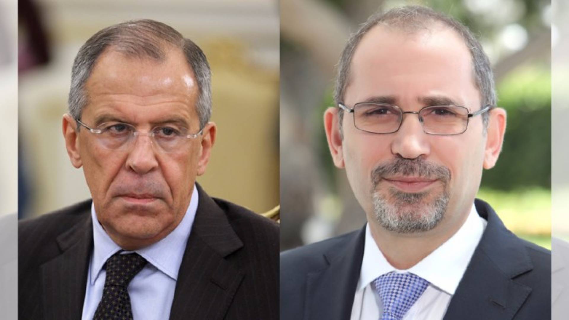 وزيرا الخارجية أيمن الصفدي وسيرغي لافروف