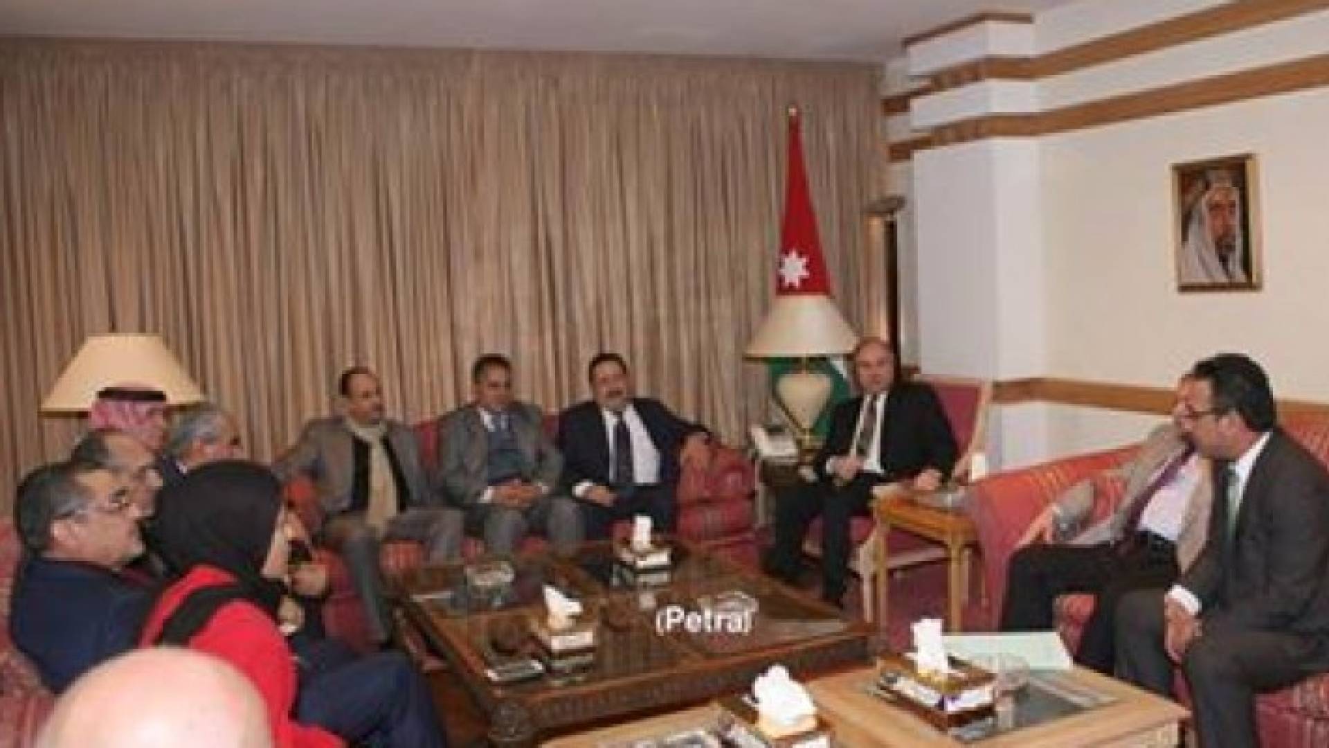 اجتماع الملقي مع رؤساء وأعضاء الكتل البرلمانية