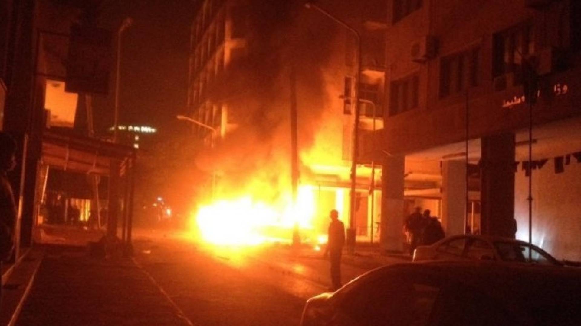 صورة من الانفجار