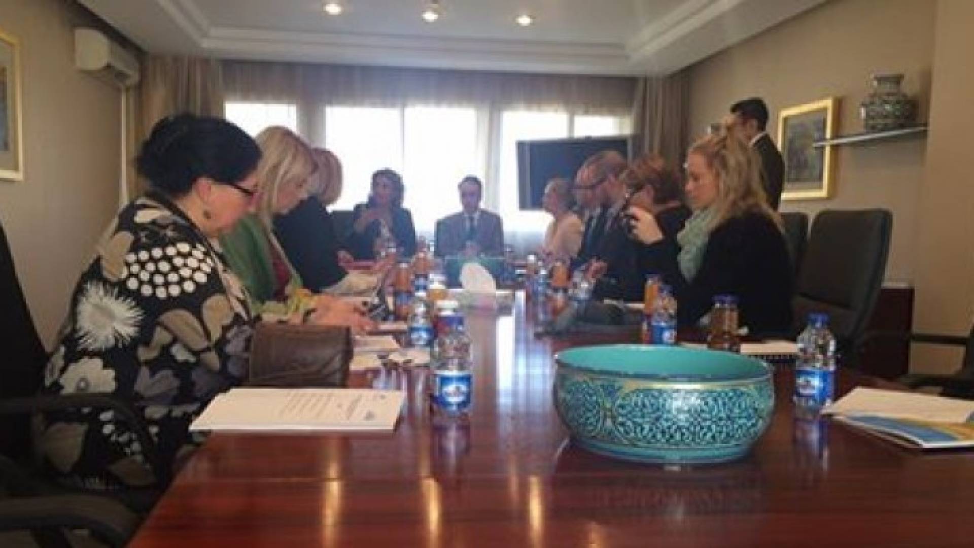 وفد فنلندي يطلع على جهود" شؤون المرأة"