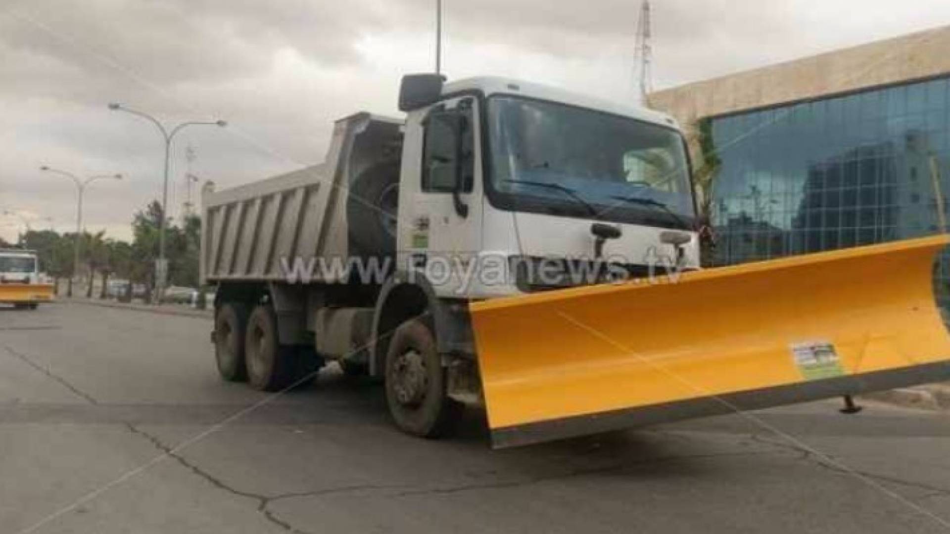 آليات للامانة خلال منخفض سابق