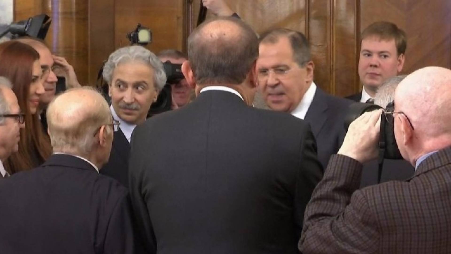 من لقاء لافروف مع معارضين سوريين