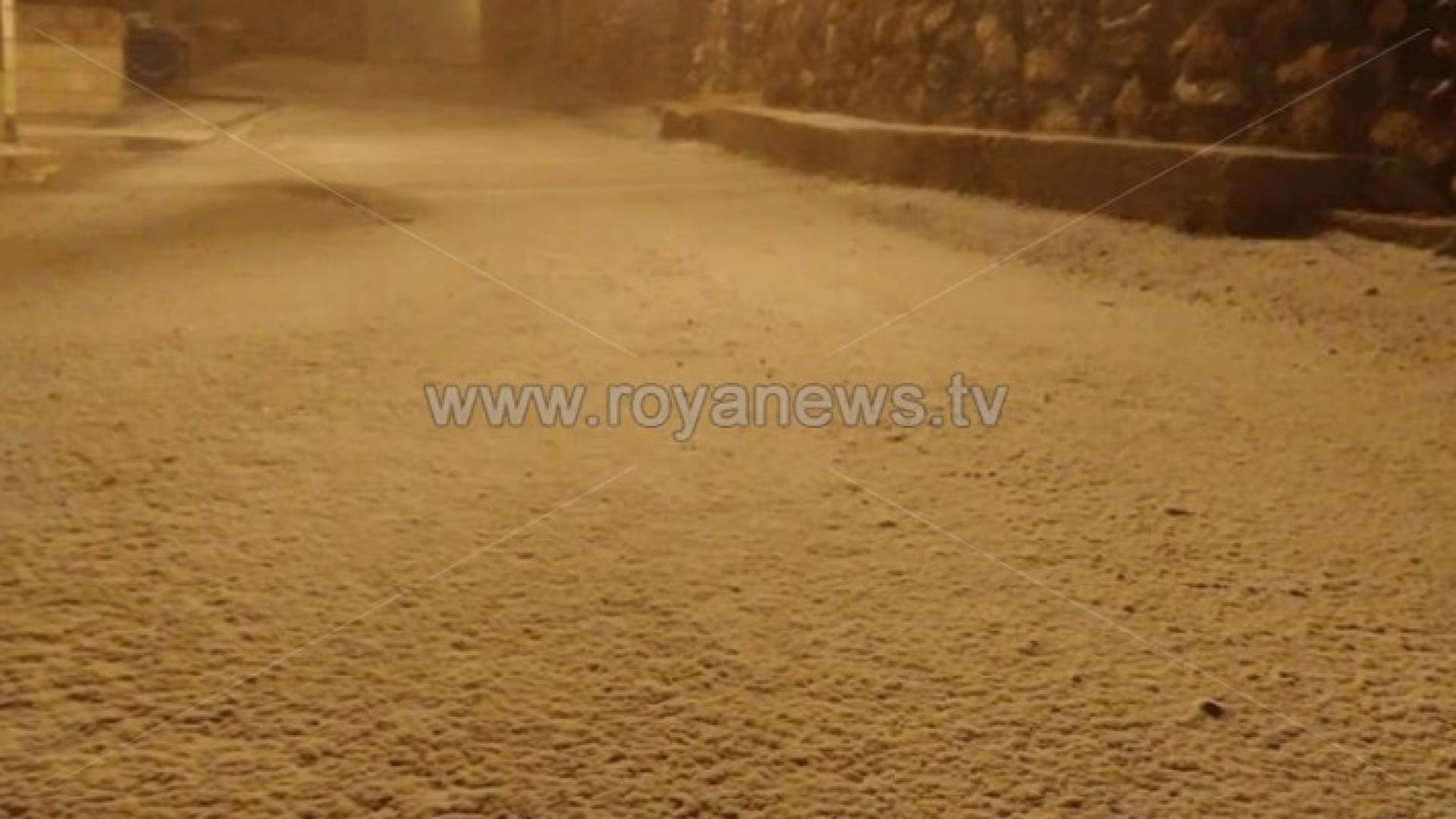 الثلوج في عجلون