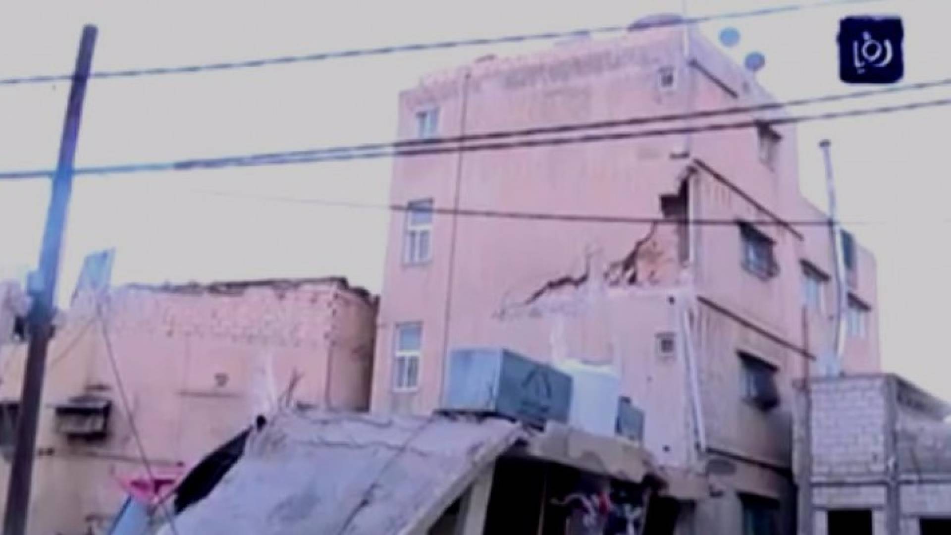 منازل منهارة في الجوفة 