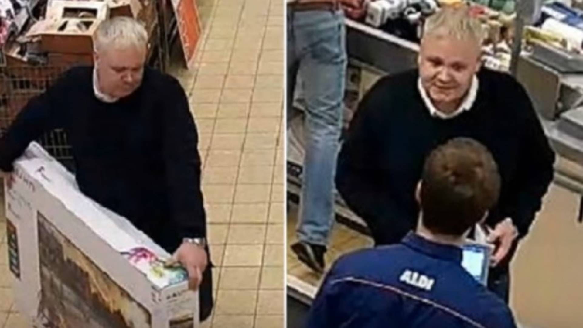 اللص دخل المحل التجاري خاوي اليدين