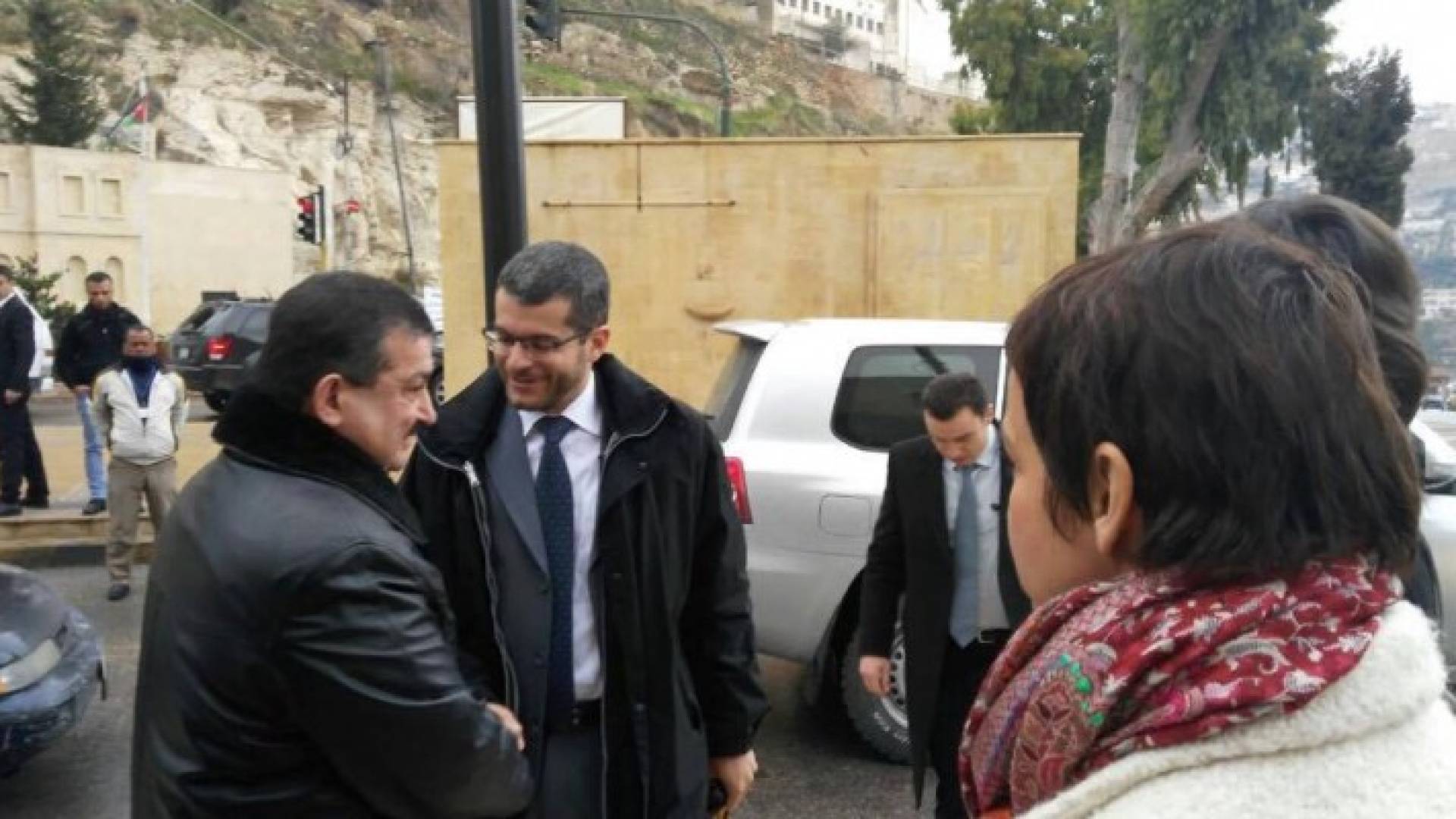 صورة خلال الزيارة