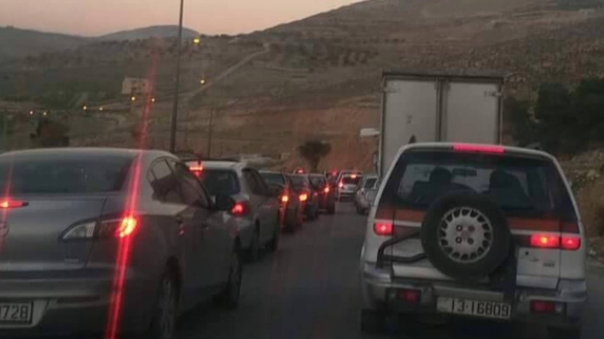 جانب من أزمة السير