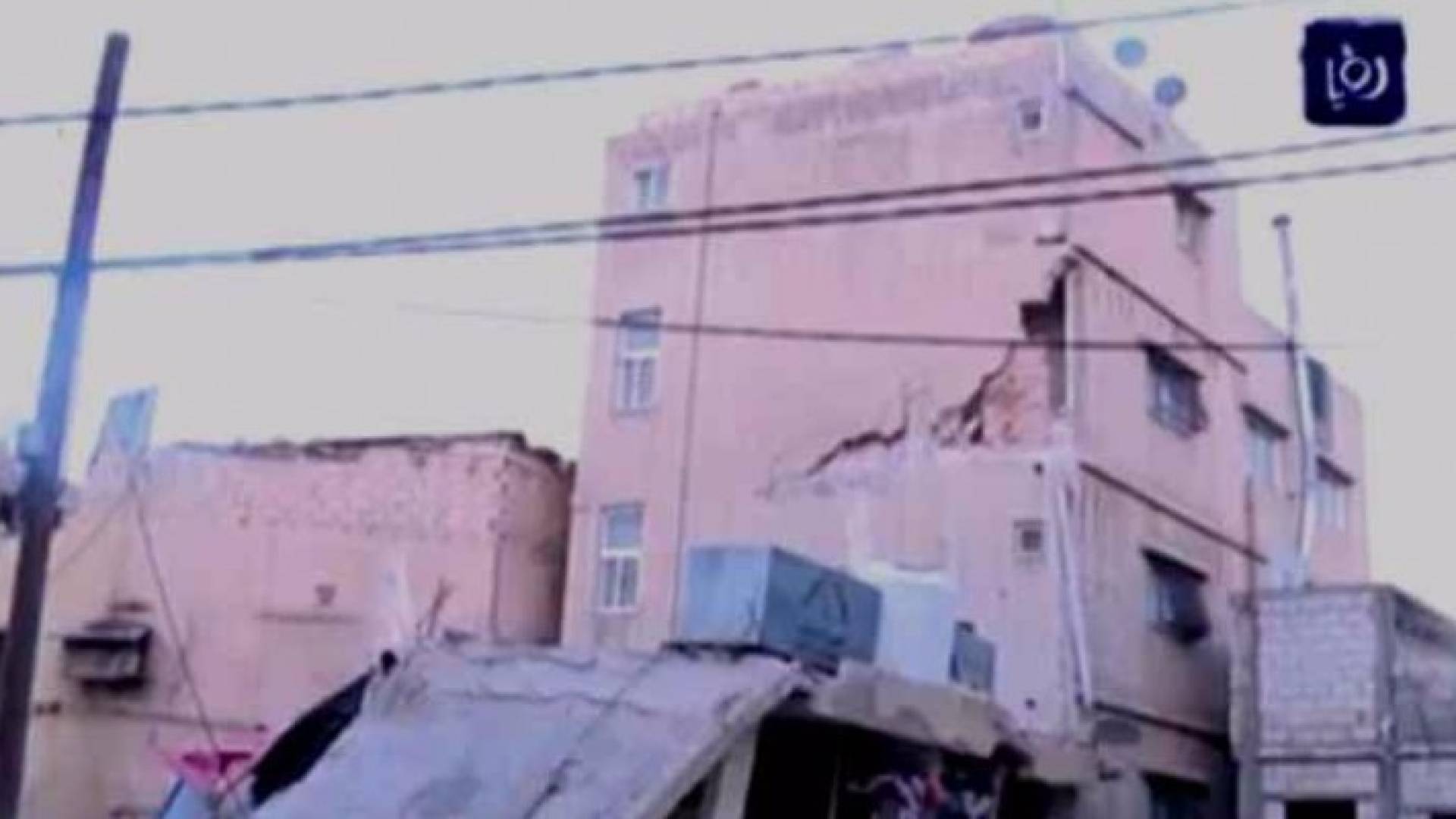 مبنى منهار في منطقة الجوفة في عمان 