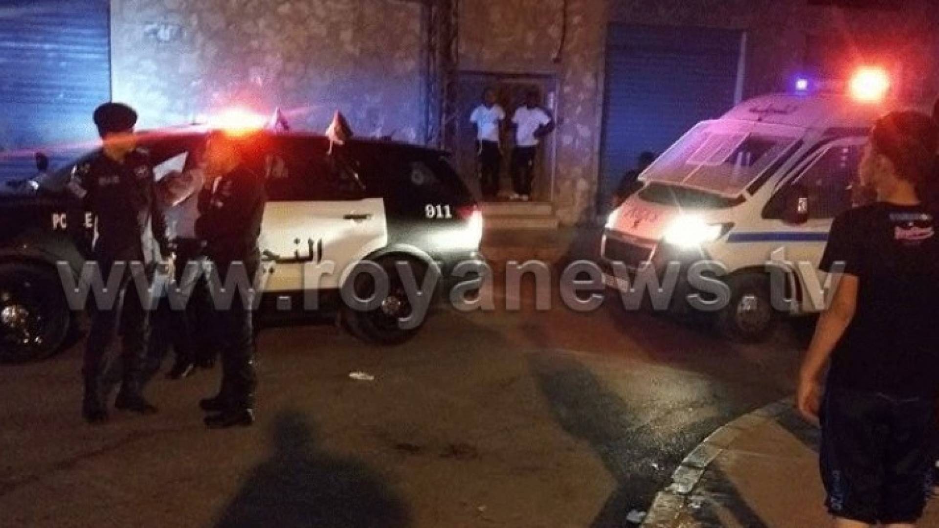 الأجهزة الامنية في حي التركمان بمدينة اربد- ارشيفية