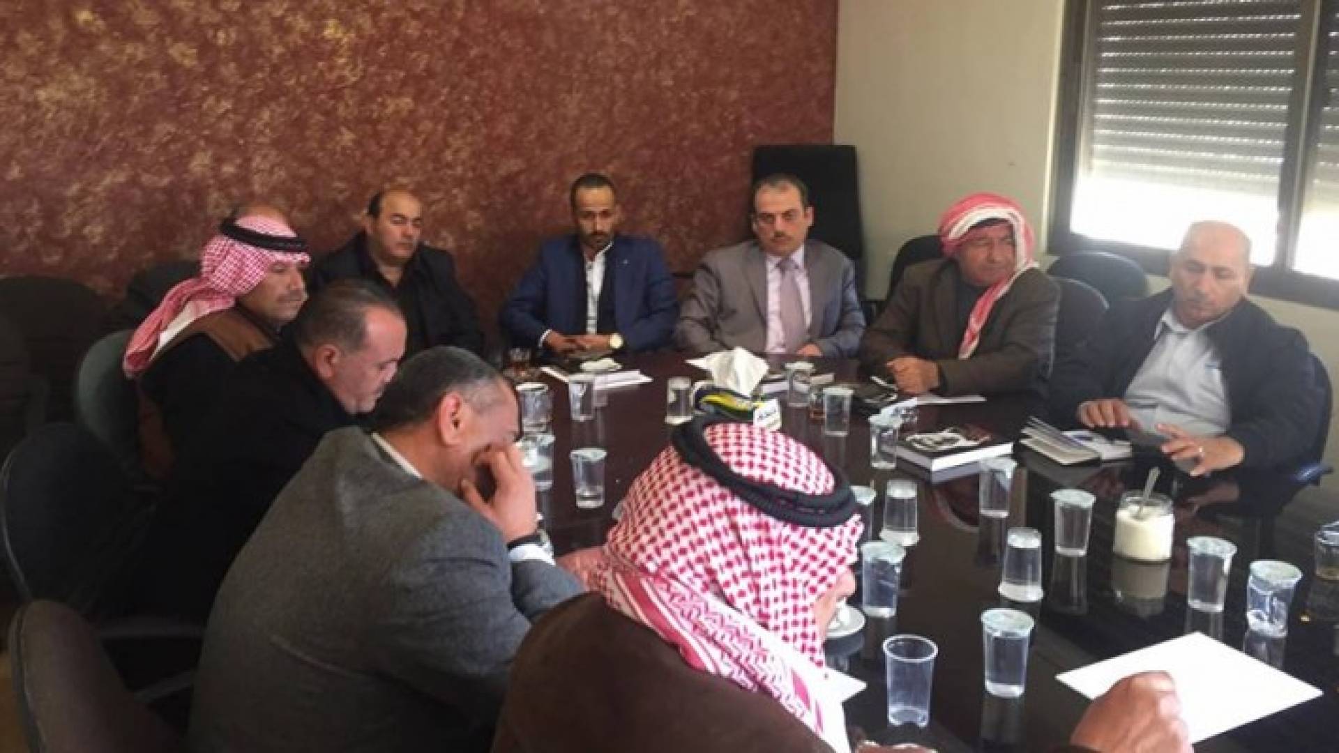 خلال اجتماع ممثلين القطاع الزراعي من مختلف محافظات المملكة