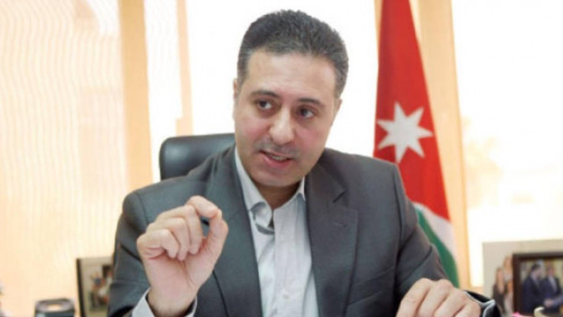 وزير الصناعة والتجارة والتموين المهندس يعرب القضاة - ارشيفية